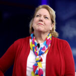 White House Counselor to the President Kellyanne Conway is interviewed by by Mercedes Schlapp during the first day of the Conservative Political Action Conference at the Gaylord National Resort and Convention Center February 23, 2017 in National Harbor, Maryland. Hosted by the American Conservative Union, CPAC is an annual gathering of right wing politicians, commentators and their supporters.