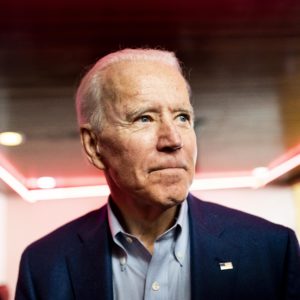 LOS ANGELES, CALIFORNIA - MARCH 3, 2020: Democratic Presidential candidate former Vice President Joe Biden meets California voters at the famous Roscoe's House of Chicken and Waffles in Los Angeles, California on Tuesday March 3, 2020. (Photo by Melina Mara/The Washington Post)