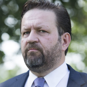 UNITED STATES - SEPTEMBER 07: Sebastian Gorka, a former White House advisor, attends a rally with Angel Families on the East Front of the Capitol, to highlight crimes committed by illegal immigrants in the U.S., on September 7, 2018.  (Photo By Tom Williams/CQ Roll Call)